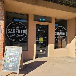 Sagentic Web Design store front in downtown Cañon City, Colorado